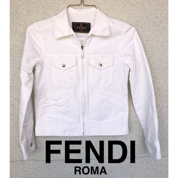 fendi white jacket